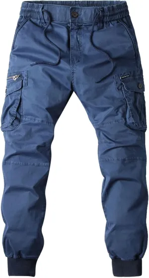 Mens Cargo Pants with Pockets Men's Wild Cargo Pants Casual Joggers Sweatpants Outdoor Waterproof Hiking Work Pants