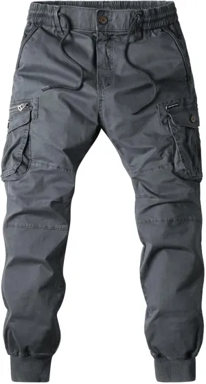 Mens Cargo Pants with Pockets Men's Wild Cargo Pants Casual Joggers Sweatpants Outdoor Waterproof Hiking Work Pants