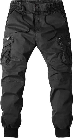 Mens Cargo Pants with Pockets Men's Wild Cargo Pants Casual Joggers Sweatpants Outdoor Waterproof Hiking Work Pants