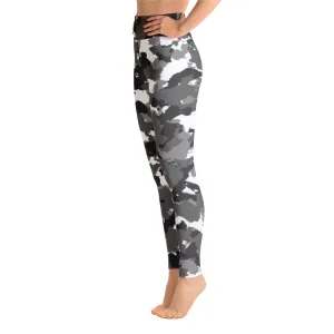 'Oreo Camo' full-length yoga leggings