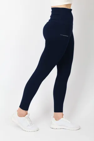 Women's Ultra High Waisted Ankle Leggings - Navy Blue