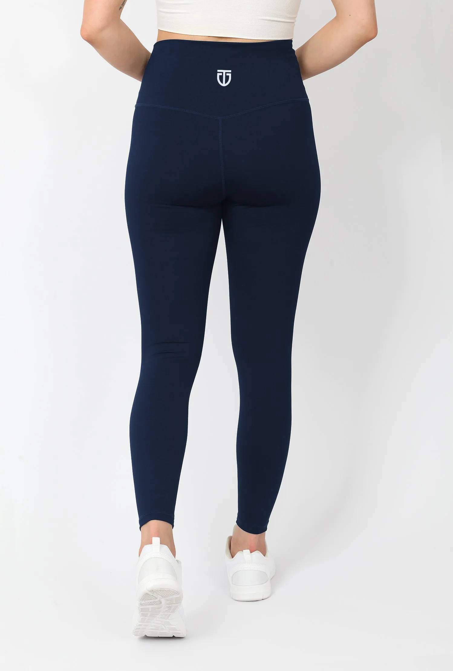 Women's Ultra High Waisted Ankle Leggings - Navy Blue